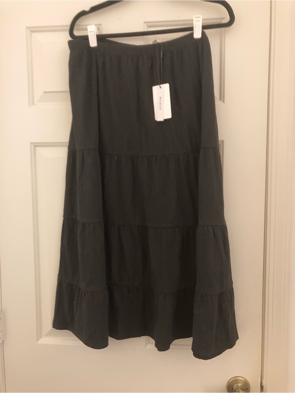 NWT Women’s Tiered Black Skirt